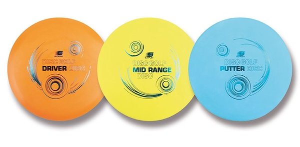Frisbee Disc Golf Set 3 er Wurfscheiben