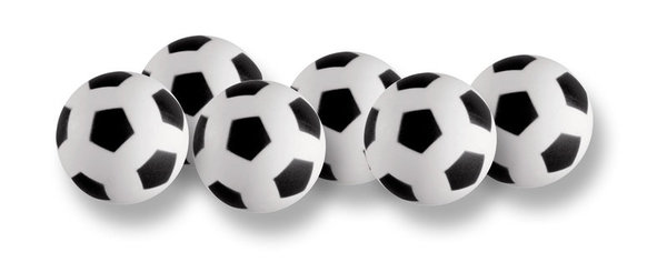 Trainingsball schwarz/weiß, 144 Stk