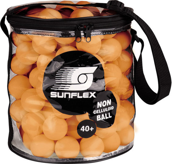 Tischtennis Sunflex Bälle 144 Plastikball 40+