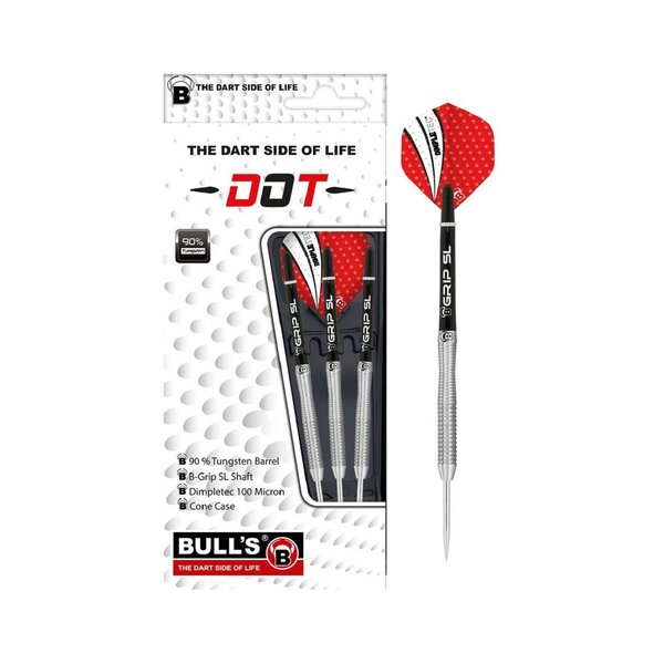 Steel Dart BULL'S Dot D2 90% Tungsten 22 g