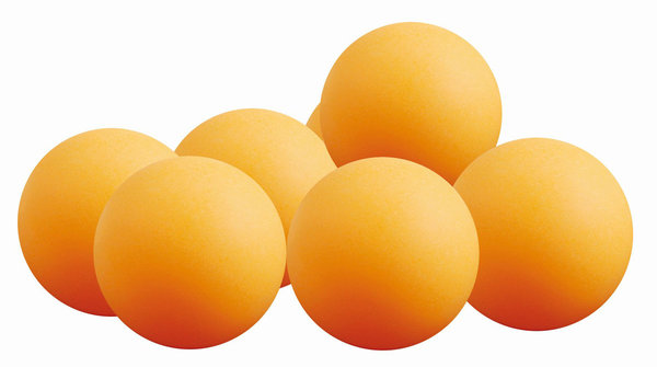 Tischtennisbälle sunflex COLOUR Orange, 144 Stk.