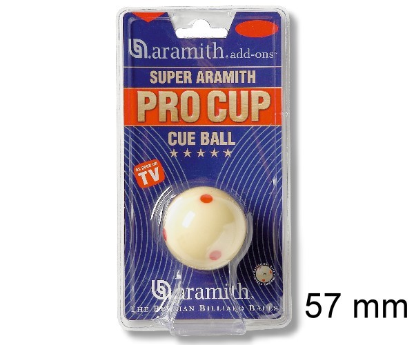 Billard Spielball SUPER  CUP TV 57, 2 mm